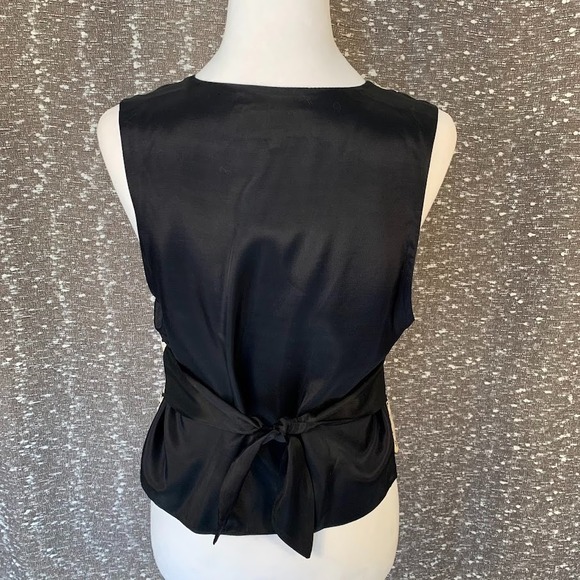 Vintage Casual Corner Floral Embroidered Vest Boho Cottagecore Women's M - Picture 9 of 13